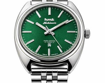 ヴィンテージ HMT コヒノール 機械式腕時計 | 手巻き、ミリタリーグリーン文字盤