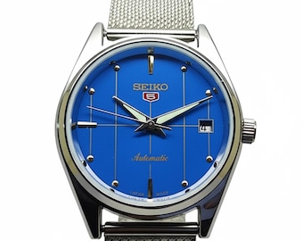 ヴィンテージ セイコー5 自動巻き腕時計 – 1970年代 ブラックダイヤル