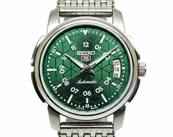 SEIKO アクタス自動巻き腕時計 23ジュエル ヴィンテージ セイコー アクタス SS 23 ジュエル 自動巻き グリーン