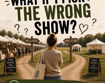 How to Choose Your First Craft Show | Beginner Vendor Guide | Avoid Expensive Booth Mistakes | Market & Fair Selection Workbook
