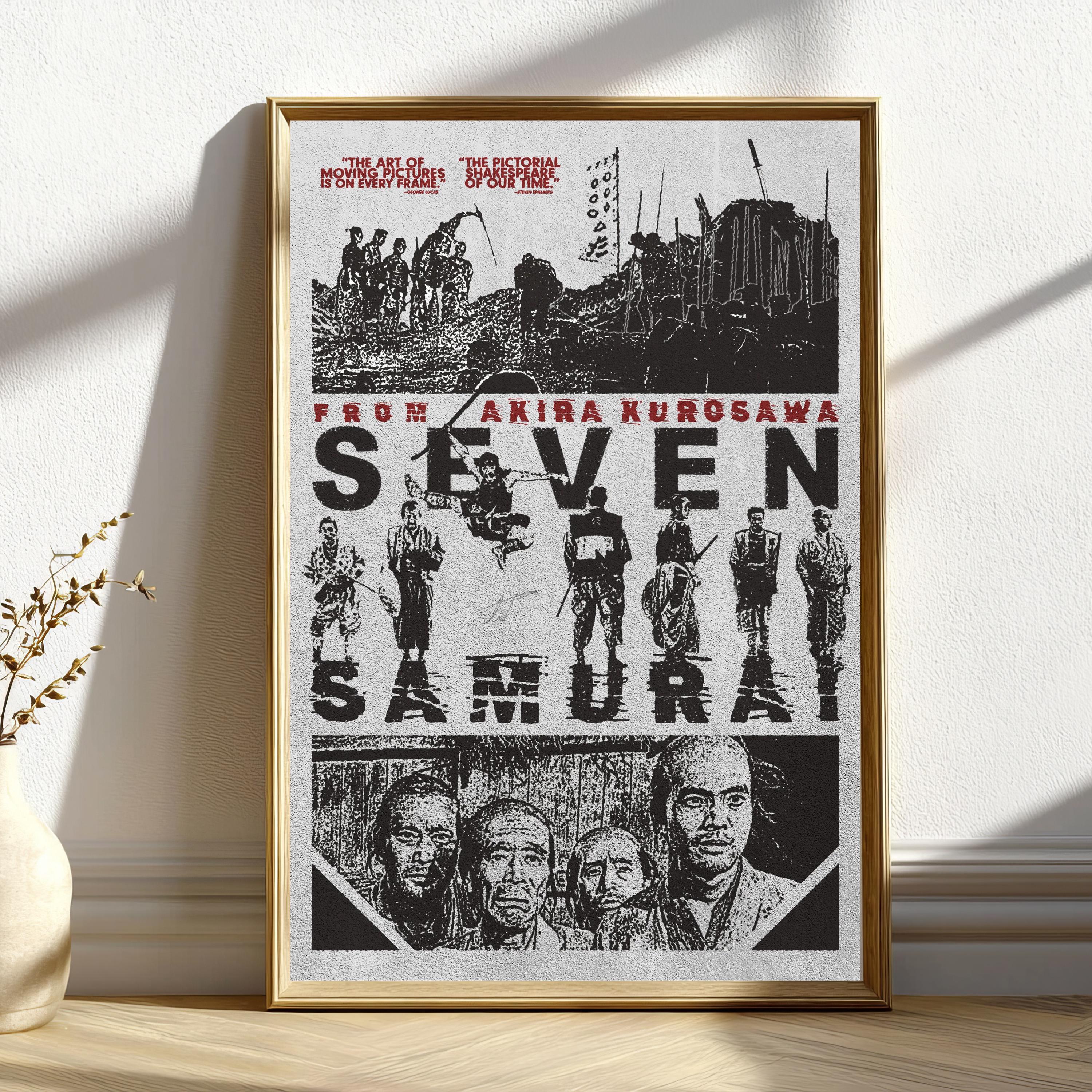 Seven samurai poster - Etsy 日本