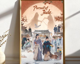 Póster de La búsqueda del jade, póster de película, lámina moderna para pared en lienzo, decoración minimalista para el hogar, decoración para la sala de estar.