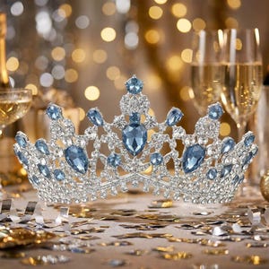 Light Blue Tiara Prom - Etsy