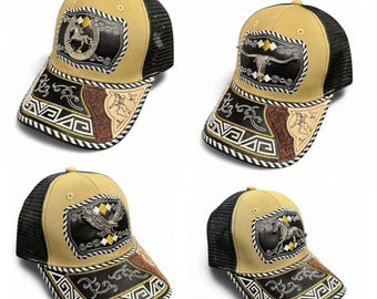Vintage Western Trucker Cap: Outlaw Rodeo Fashion - Etsy display picture 2