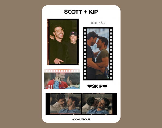 Skip Heated Rivalry Sticker Sheet