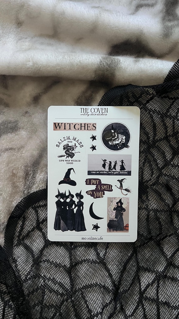 The Coven | witchy aesthetic sticker sheet