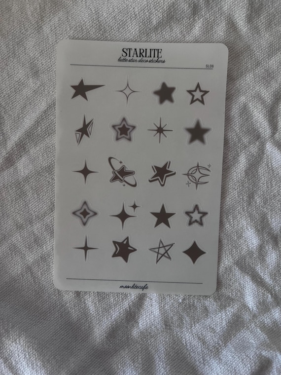 Starlite: Latte Stars (Transparent)