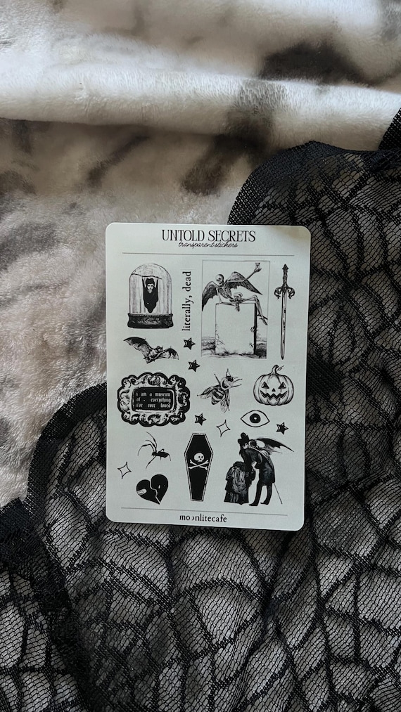 Untold Secrets | transparent spooky aesthetic