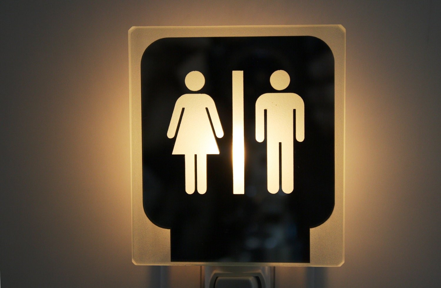 Restroom Toilet Men Women Unisex 3-Color LED Neon Light Sign – Way