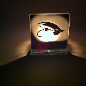 Fly fishing Candle Holder / Bougeoir pêche à la mouche
