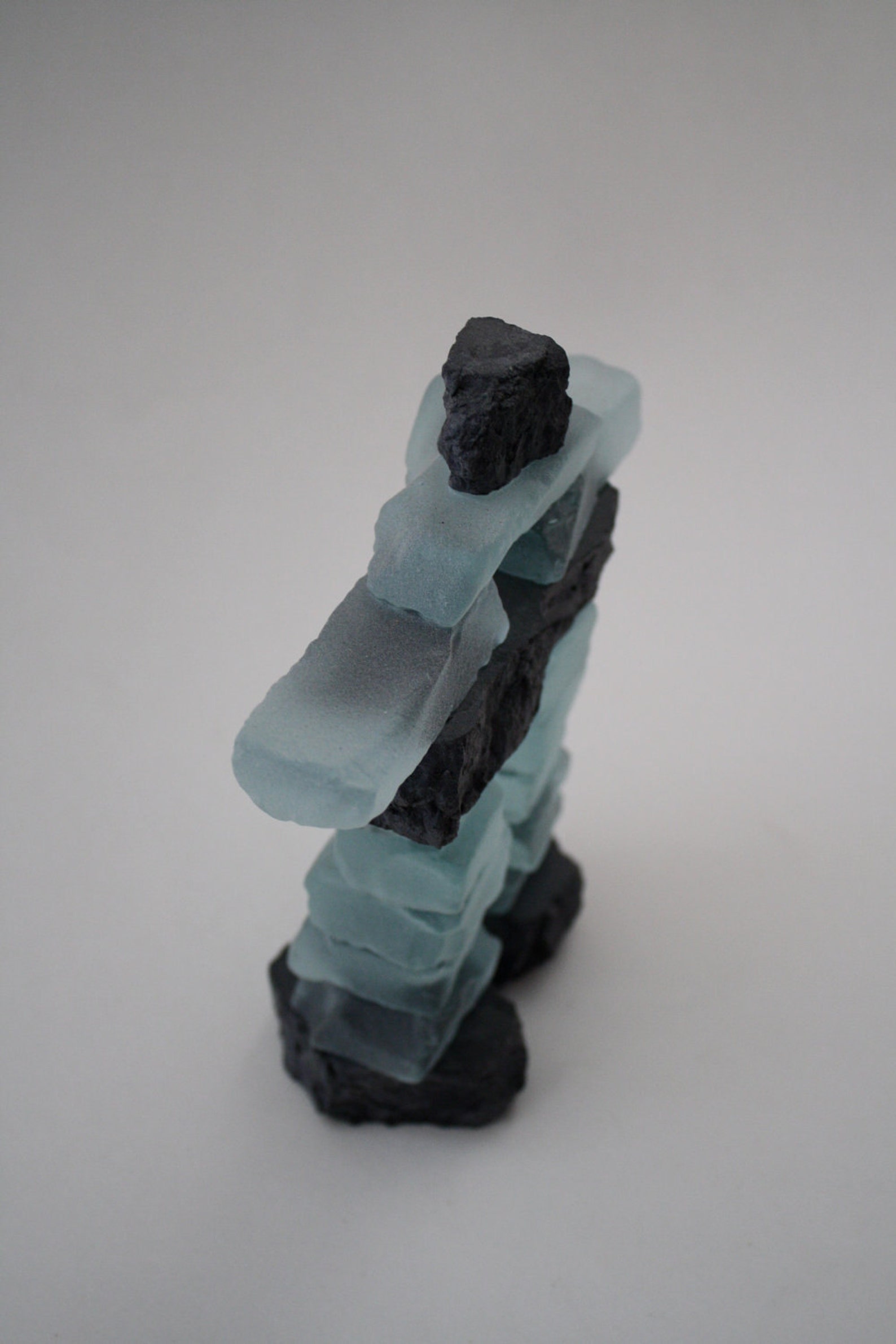 Inukshuk Glass and Stone / Inukshuk Verre Et Granite Etsy