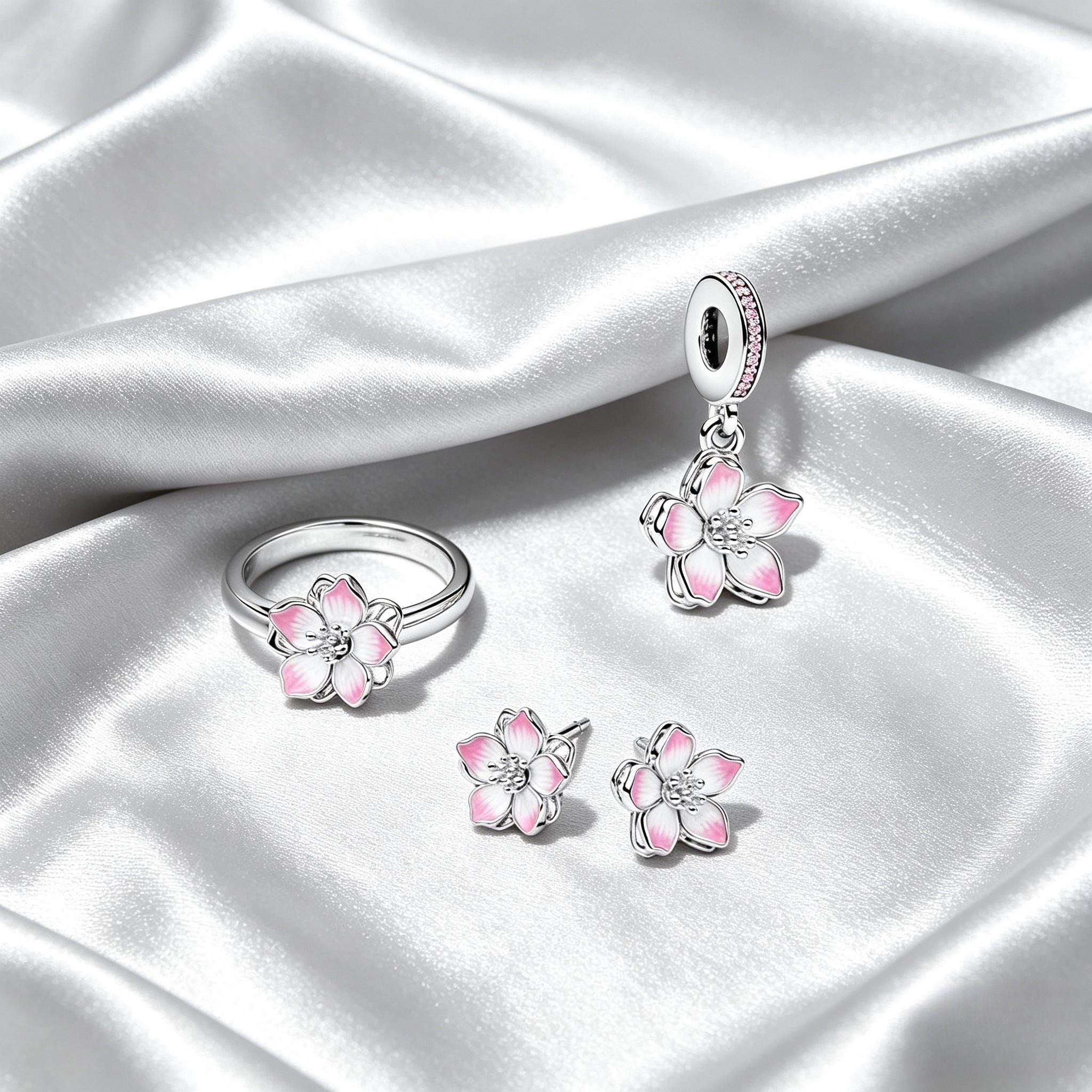 Pandora necklace and earring set - Etsy 日本