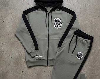 Men’s Oversized Tracksuit Set | Streetwear Jogger & Hoodie Combo | Gym Wear | Winter Activewear