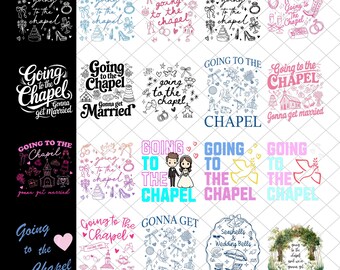 Going to the Chapel PNG, Coquette Bachelorette Digital, Bachelorette Png, Bride to be Png, Bride to be, Bachelorette Bride Png, Bach Party