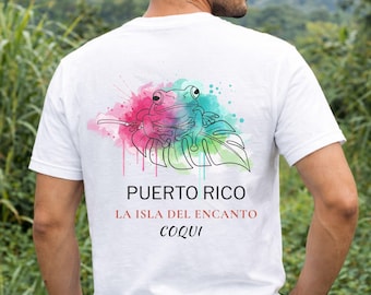 Coquí puertorriqueño (PNG), diseño de sublimación de rana de acuarela (descarga digital)