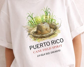 Sombrero de paja puertorriqueño PNG, arte de campo de caña (descarga digital)