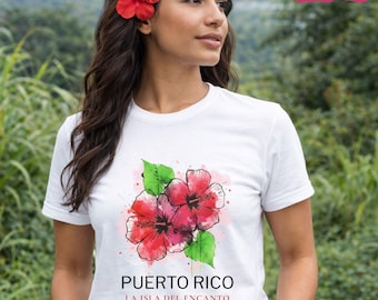Puerto Rico Flor de Maga Flor PNG, La Isla del Encanto (Descarga Digital)