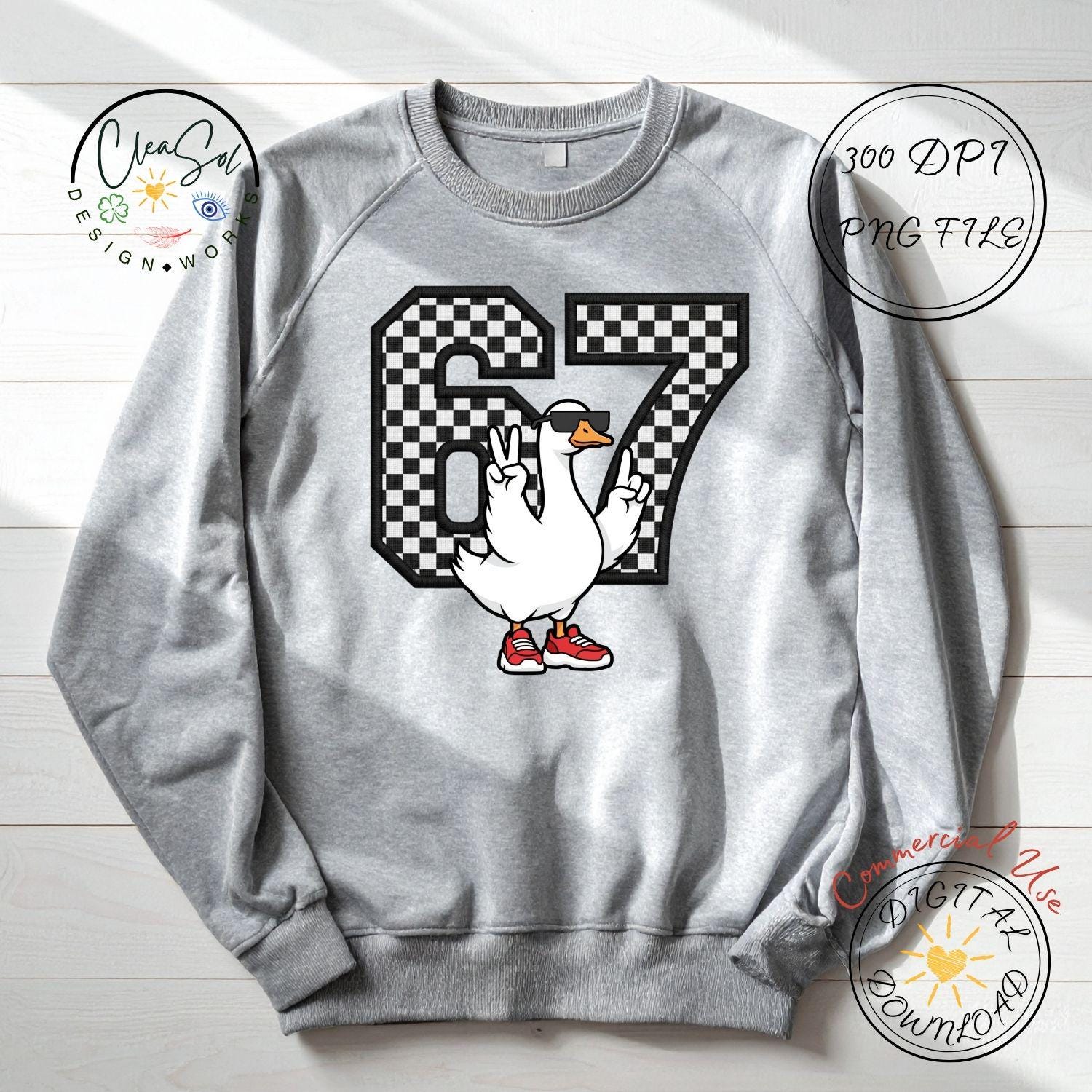 Six Seven Goose PNG, Viral Meme Design, Trendy Streetwear (digital ...