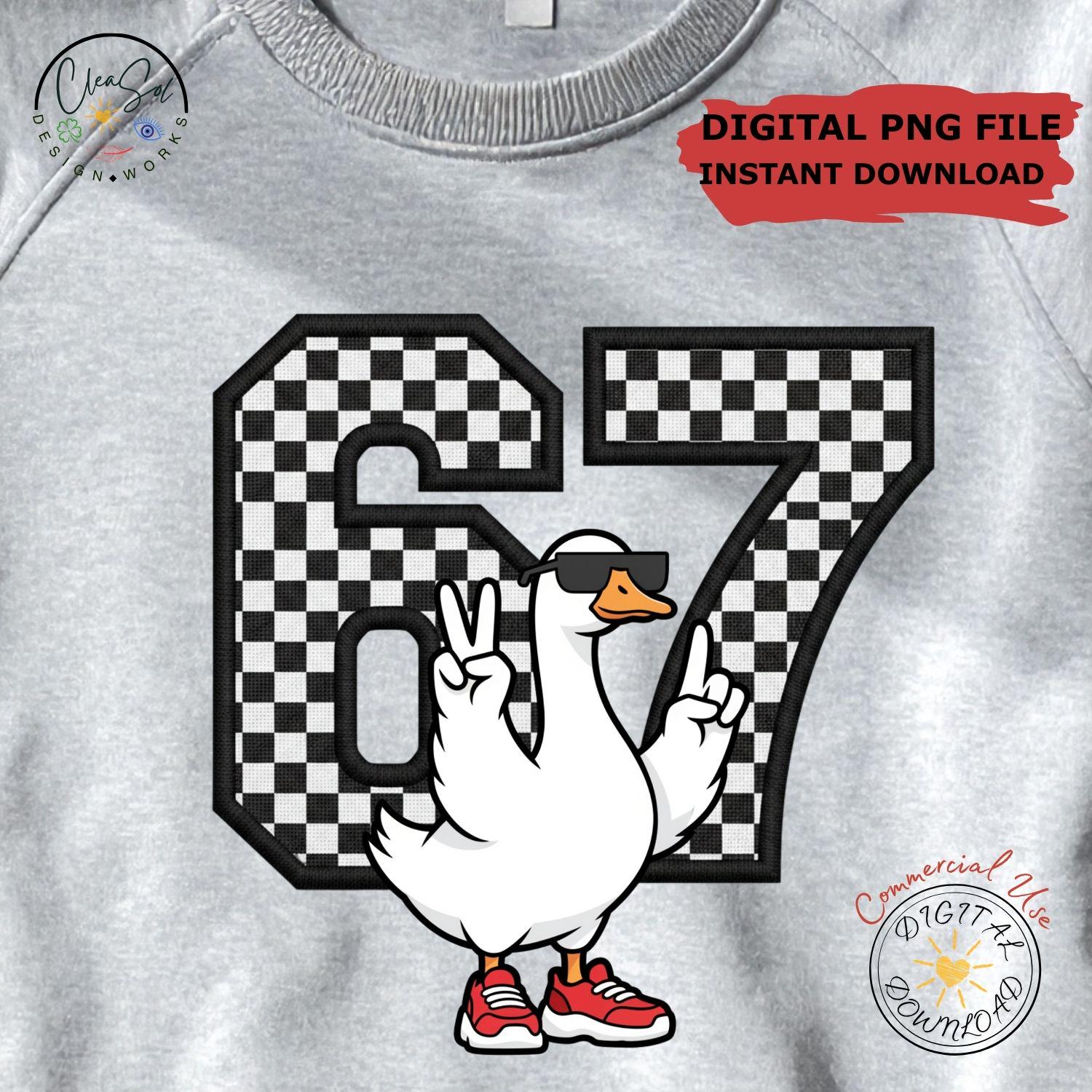 Six Seven Goose PNG, Viral Meme Design, Trendy Streetwear (digital ...