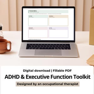 ADHD Executive Function Toolkit | Printable Worksheets