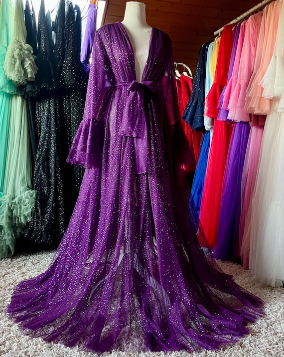 dress glitter robe By Anthropologie Sequin Robe