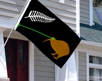 New Zealand Kiwi Flag Tapestry Banner Man Cave - Etsy