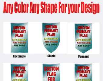 Bandera de jardín de estilo medieval personalizada: banderín personalizado