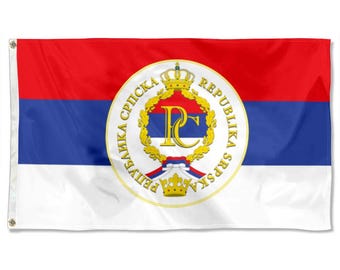 Bandera de la República Srpska Zastava Bandera de tapiz Hombre cueva