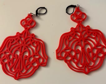 Maxi earrings - flamenco inspired. Exclusive design