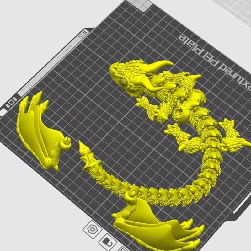 Gcode 3d Print Files Dragon - Etsy