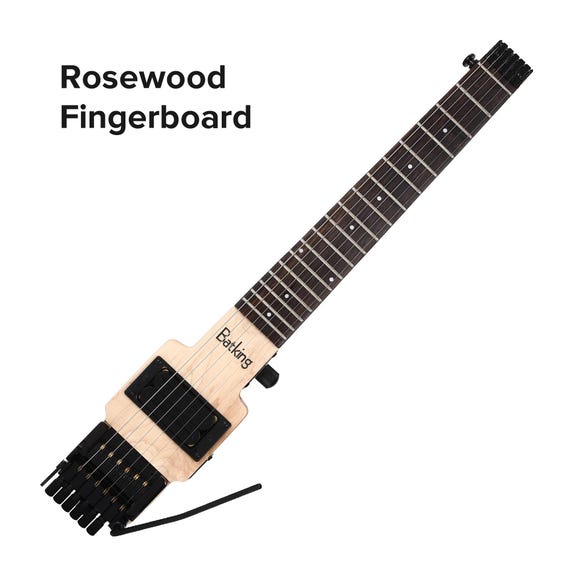 Electric Mini Travelheadless Guitar W/tremolo Canada Maple Body