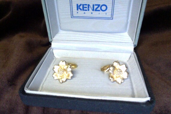Kenzo Paris Cufflinks in original box 
