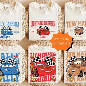 Cars T-Shirt, Tow Mater Sweatshirt, Family Trip Shirt, Magic Vacation Tee, Park Adventure Shirt, California Vacation T-Shirt, Park Lover Tee image 3