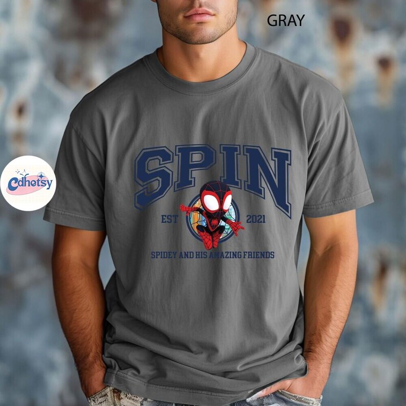Avengers Spidey And His Amazing Friends Family Matchin Shirts, Ghost Spider Shirt, Spiderman Shirt, Avengers Superhero Shirt image 4