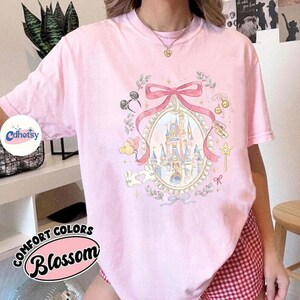 Comfort Colors Disneyland Magical Castle Shirt, Magic Kingdom Shirt, Walt DisneyWorld Family Matching Shirt, Disneyland Girls Trip Tee image 1