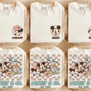 Custom Mickey & Co Shirt, Retro Mickey and Friends Shirt, Retro Disneyland Trip Shirt, Mickey Shirt, Disneyland Family Vacation Shirt image 1