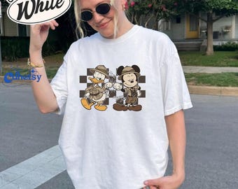 Disneyland Mickey and Donald Safari Shirt, Animal Kingdom Vacation Tee, Comfort Colors Disneyland Top, Disneyland Family Trip Gift