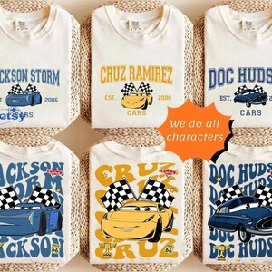 Cars T-Shirt, Tow Mater Sweatshirt, Family Trip Shirt, Magic Vacation Tee, Park Adventure Shirt, California Vacation T-Shirt, Park Lover Tee image 2