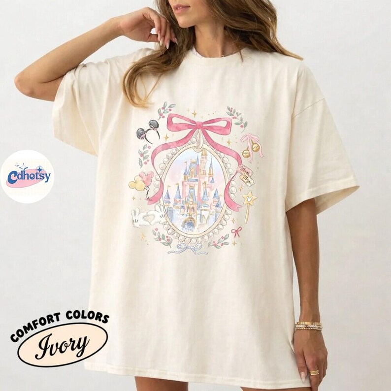 Comfort Colors Disneyland Magical Castle Shirt, Magic Kingdom Shirt, Walt DisneyWorld Family Matching Shirt, Disneyland Girls Trip Tee image 3