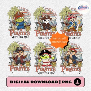 Disneyland Alla karaktärer Pirater PNG, Yo Ho Yo Ho Ett piratliv för mig Musse Pirat & Vänner Starwars Toy Story Inside Out Prinsessa Pirater