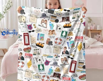 The Parent Trap Camp Walden Blanket, The Parent Trap Blanket, Hallie Annie Parker Fleece Blanket, Camp Walden Camping Gift