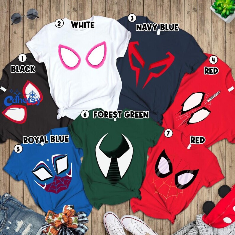 Spiderman Across The Spider Verse Costume Shirt, Spider Man Halloween Cosplay Shirt, Spider Punk Tee, Superhero Costume, Miles Morales Shirt image 1