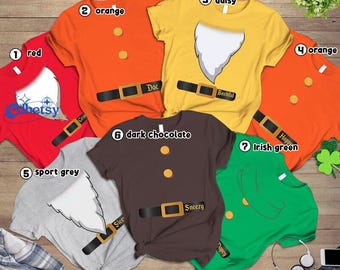 Camisetas familiares de los 7 enanitos de Disneyland, camiseta de la Reina Malvada para Halloween, camiseta retro de Blancanieves, Halloween en Disneyland, viaje de Halloween 2026