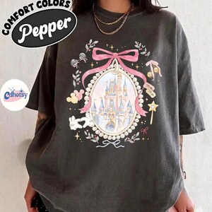 Comfort Colors Disneyland Magical Castle Shirt, Magic Kingdom Shirt, Walt DisneyWorld Family Matching Shirt, Disneyland Girls Trip Tee image 2