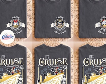 Custom DisneyCruise 2026 T-Shirt, Disneyland Family Cruise Matching Shirt, Personalized Cruising Tee, DisneyWish Destiny Cruise Line Shirt