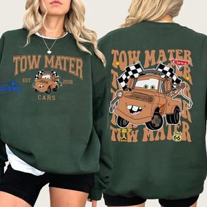 Custom Disneyland Cars Shirt, Pixar Lightning McQueen Tee, Tow Mater Tee, Disneyland Family Matching Trip Shirts, Disneyland 2026 Tee Bild 4