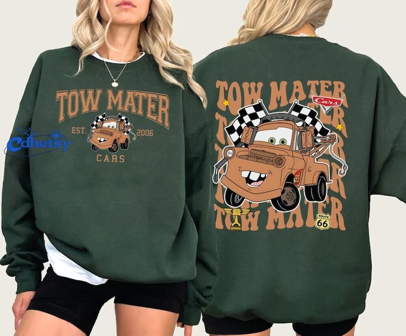 Custom Disneyland Cars Shirt, Pixar Lightning McQueen Tee, Tow Mater Tee, Disneyland Family Matching Trip Shirts, Disneyland 2026 Tee Bild 4