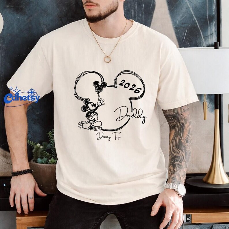Custom Disneyland Mickey and Friends All Characters Shirt, Disneyland Trip 2026, Disneyworld Shirts, Disneyland Family Matching Trip Tee image 4