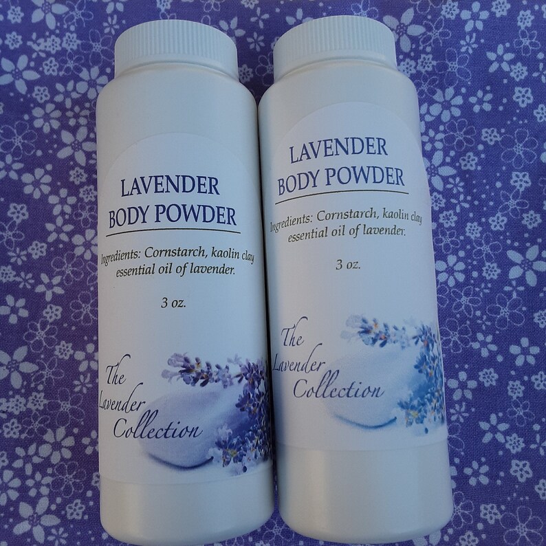 Lavender Body Powder Scented Body Powder Baby Body Powder Etsy
