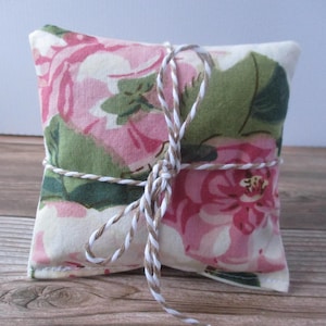 Floral Lavender Sachet,Set of Three Lavender Sachets,Pink Peonies Lavender Sachet, Grosso Lavender Sachets,Fragrant Lavender Pillows